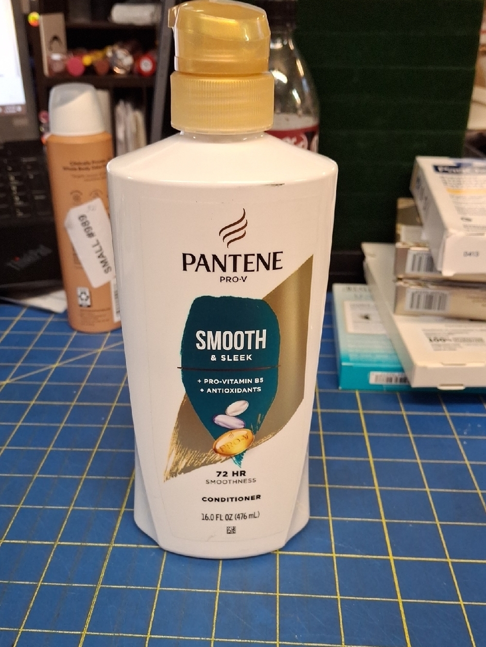 Pantene Smooth & Sleek Conditioner 476ml Pump Bottle